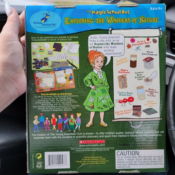 The Magic School Bus EXPLORING THE WONDERS OF NATURE Scholastic 5+ Science Kit - Picture 5 of 6
